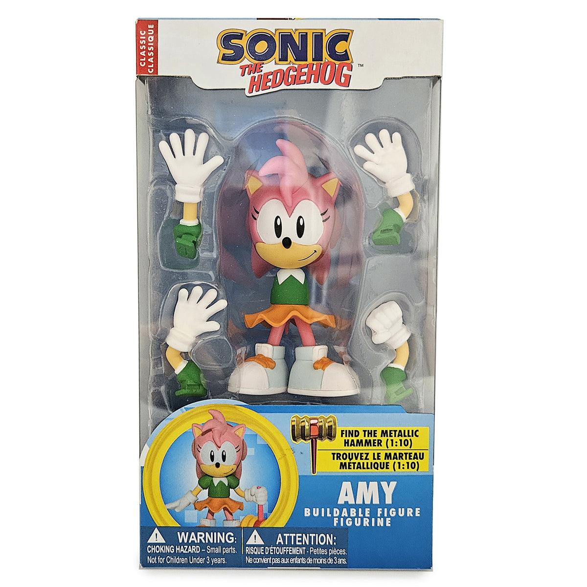 Sonic the Hedgehog Amy Buildable Action Figure