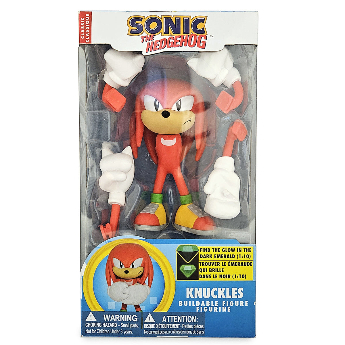 Sonic the Hedgehog Knuckles Buildable Action Figure