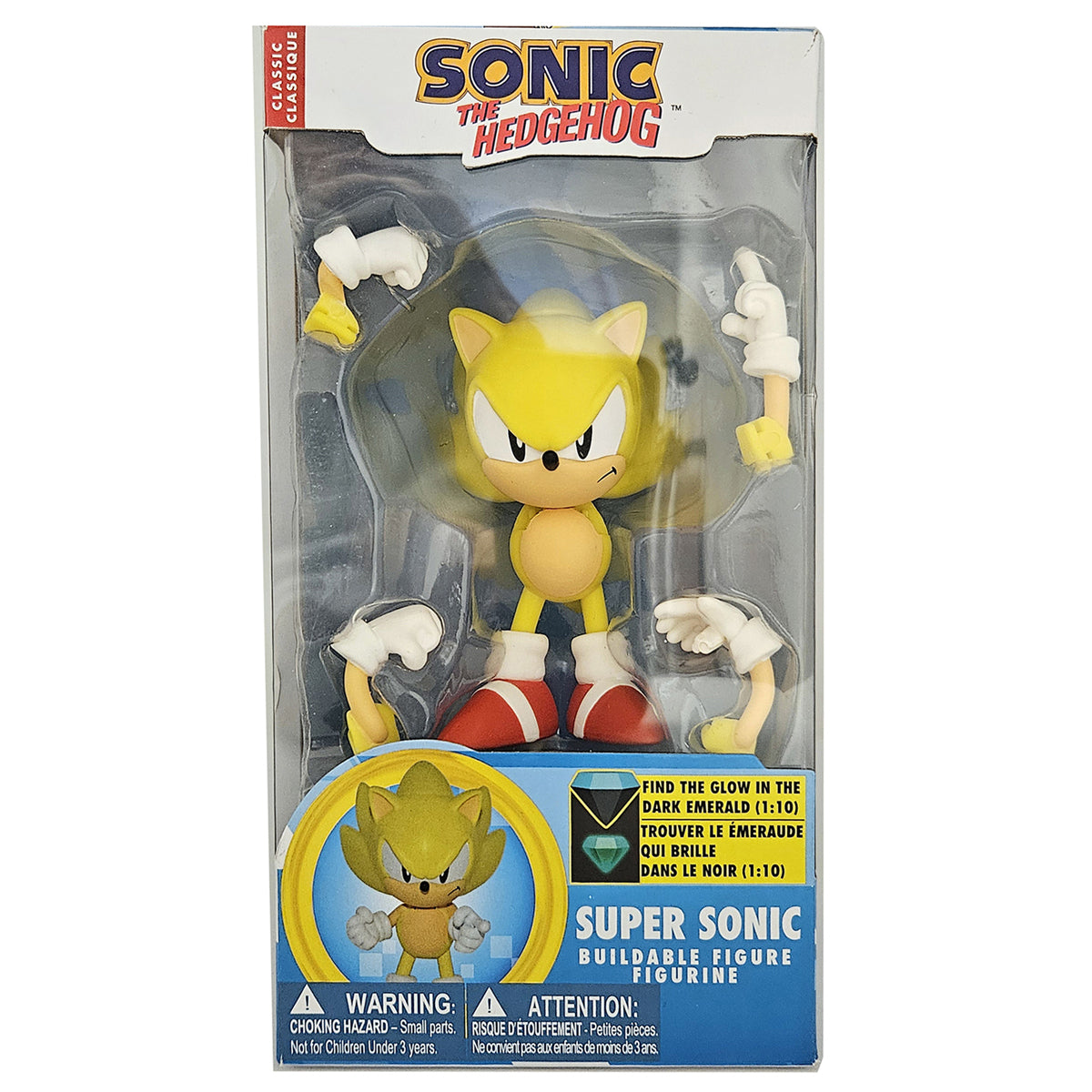 Sonic the Hedgehog Super Sonic Buildable Action Figure