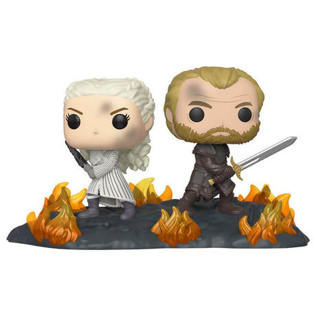 Game of Thrones Daenerys & Jorah at the Battle of Winterfell Funko Movie Moments Vinyl Figure