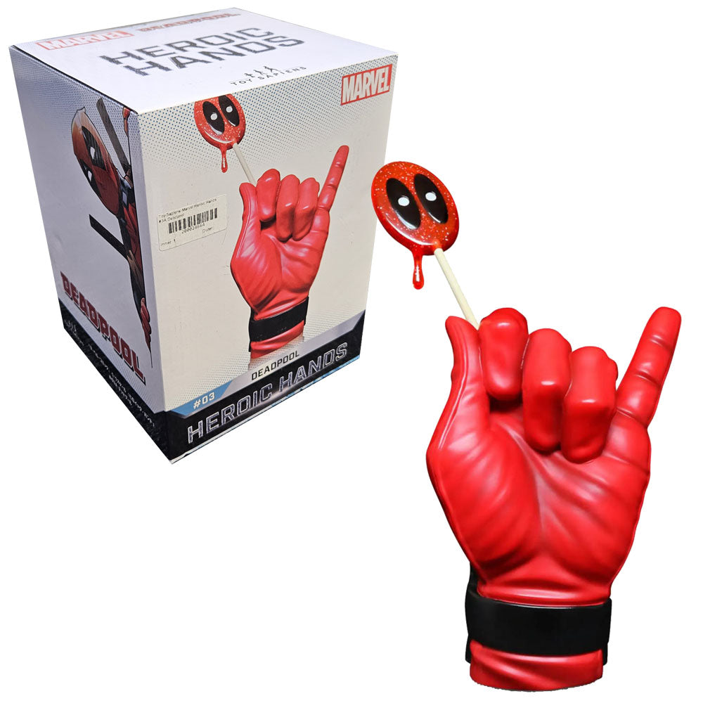 Marvel Toy Sapiens Heroic Hands #3A Deadpool Statue