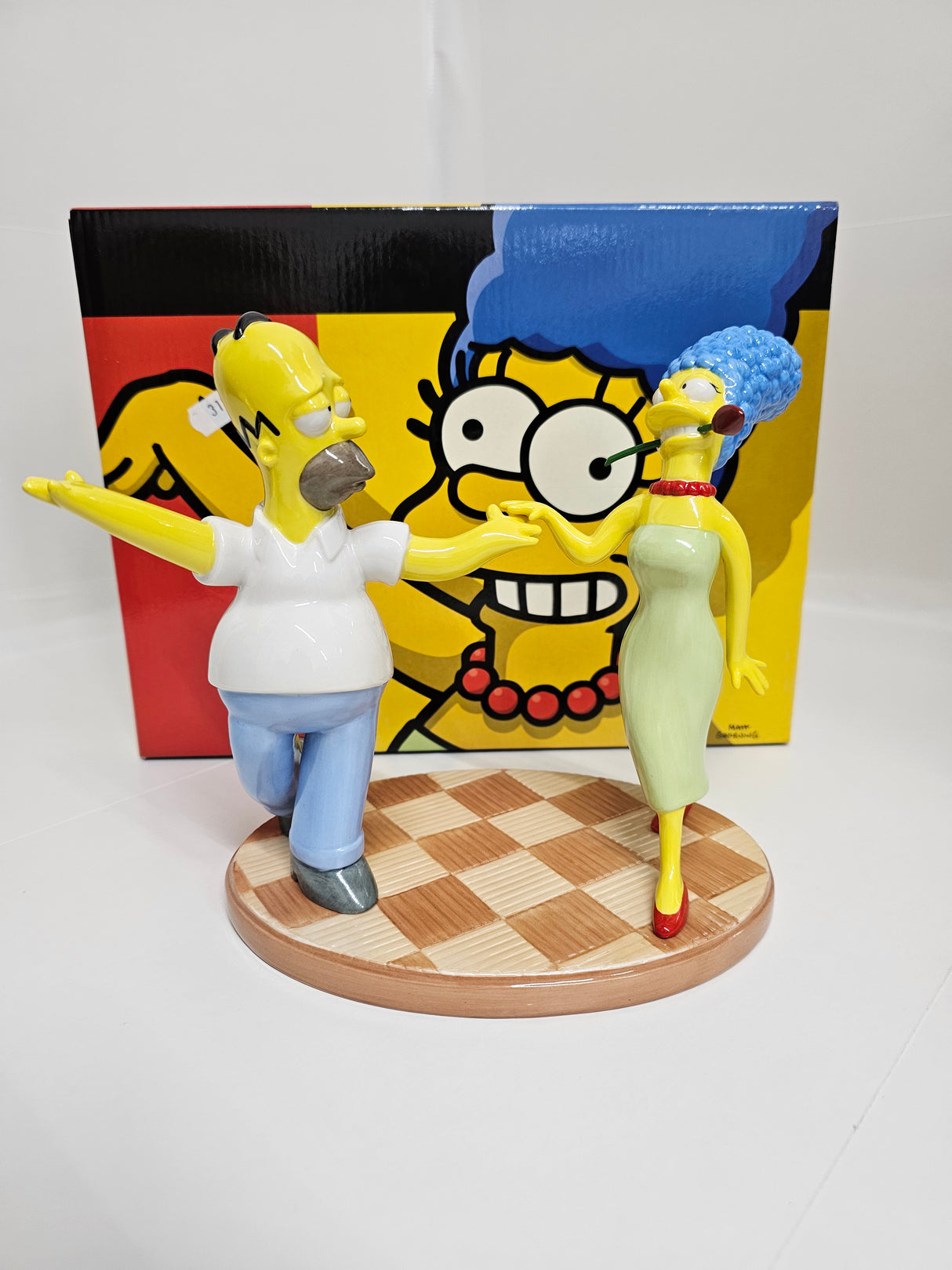 The Simpsons Two To Tango Homer And Marge Coalport Figurine