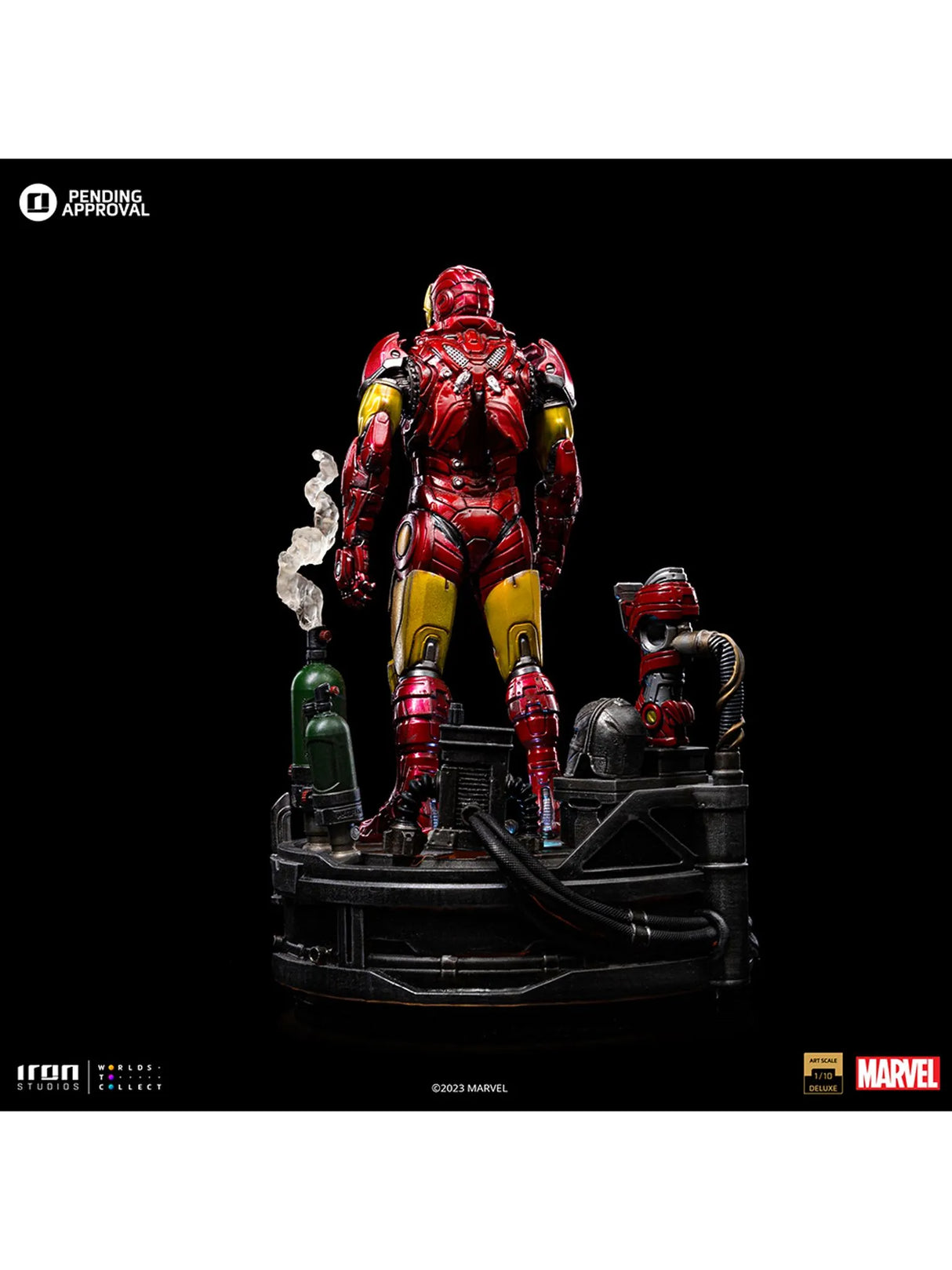 Marvel Comics Iron Man Unleashed Deluxe 1/10 Scale Statue