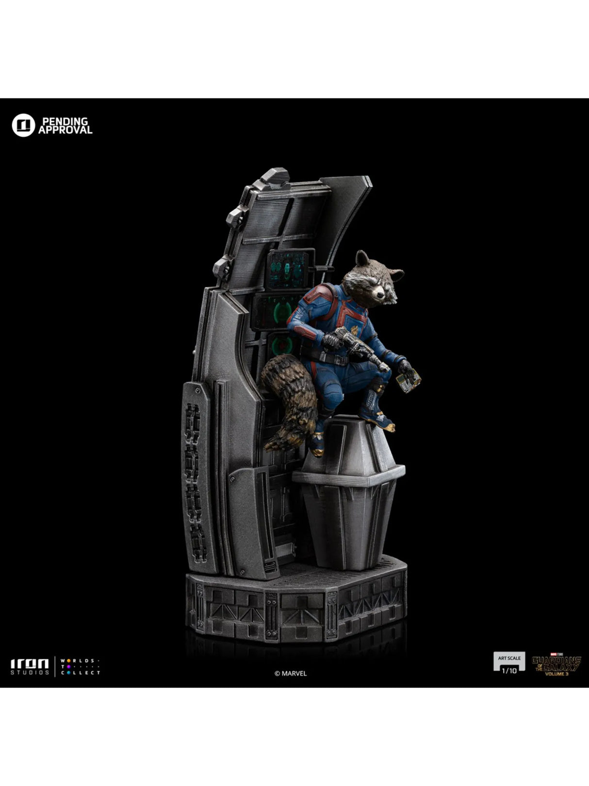 Guardians of the Galaxy Rocket Raccoon 1/10 Scale Statue