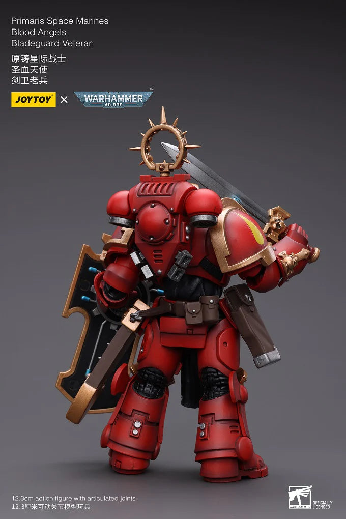 Warhammer 40K Primaris Space Marines Blood Angels Bladeguard Veteran 1/18 Scale Figure