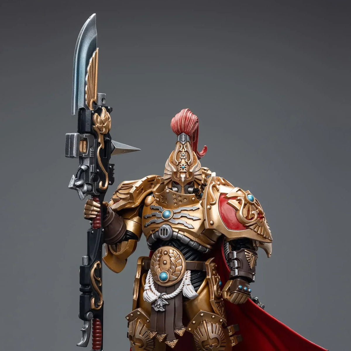 Warhammer 40K Adeptus Custodes Shield Captain with Guardian Spear 1/18 ...