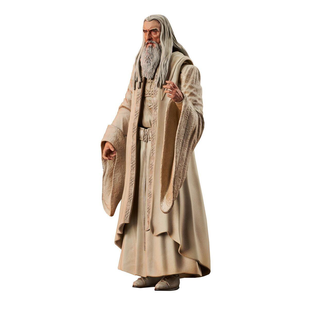 Lord Of The Rings Saruman The White Deluxe 1/10 Scale Select Action Figure