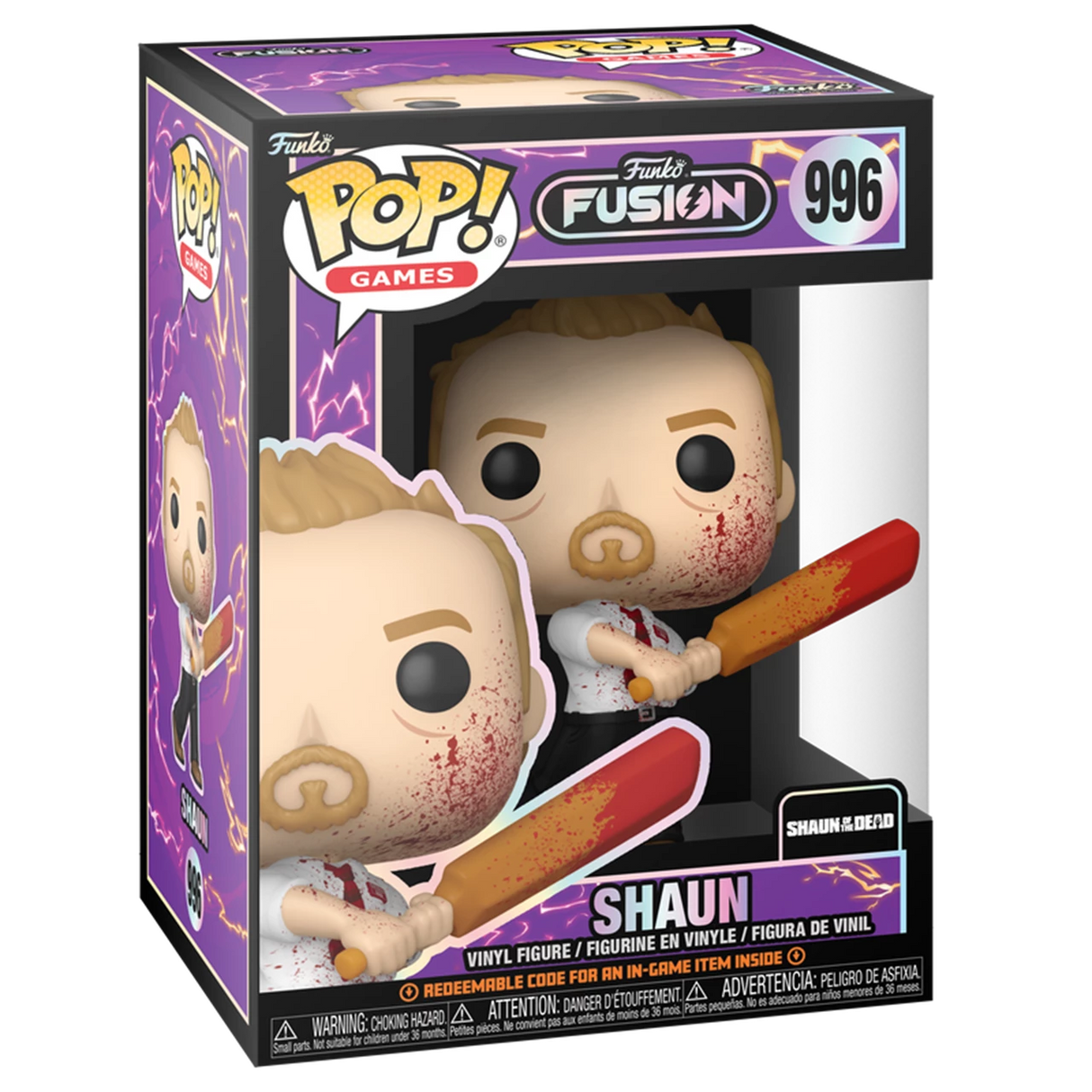 Bloody Shaun 996 Shaun Of The Dead Funko Fusion Pop Vinyl