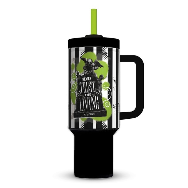 Beetlejuice "Never Trust the Living" 1130ml Stainless Steel Tumbler