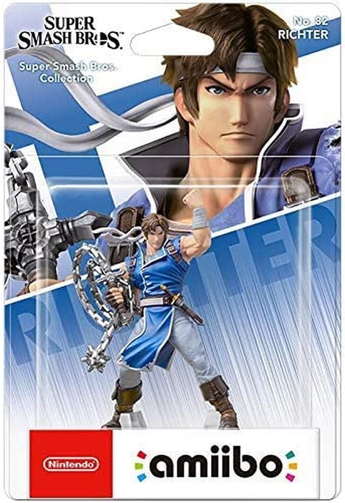 Nintendo Super Smash Bros Richter Belmont Amiibo No. 82