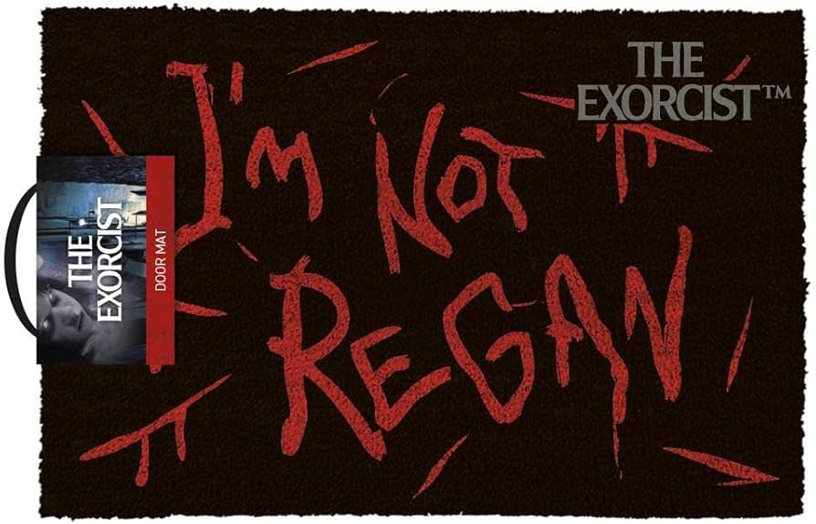 The Exorcist - "I'm Not Regan" Door Mat