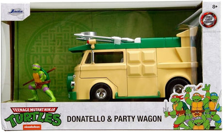 Teenage Mutant Ninja Turtles Donatello and Party Wagon Die Cast Figure