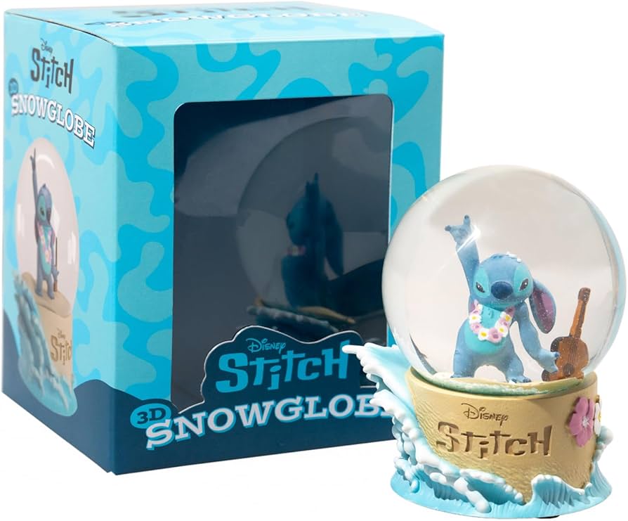 Disney Stitch 3D Snow Globe