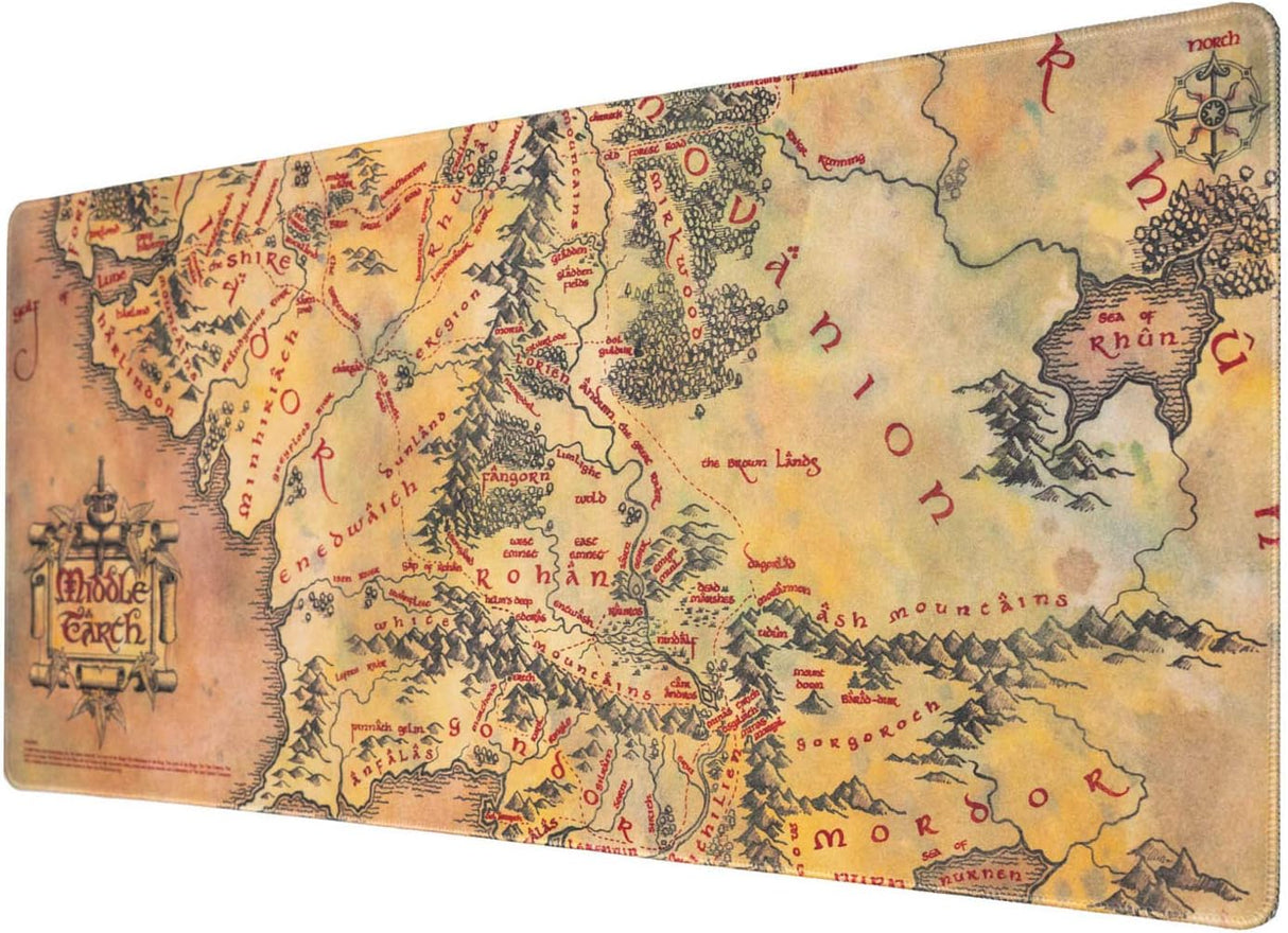 The Lord of the Rings - Middle Earth Map XL Desk/Mouse Mat