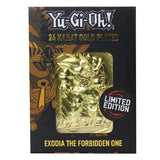 Yu-Gi-Oh! - Exodia the Forbidden One - 24 Karat Gold Plated Metal Collectible Card