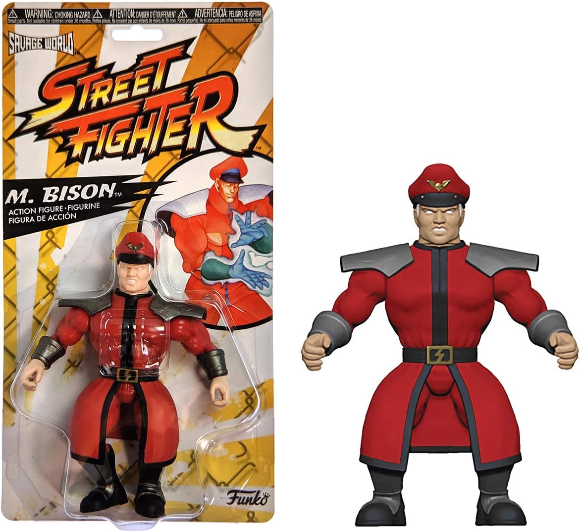 Street Fighter M. Bison Funko Savage World Action Figure