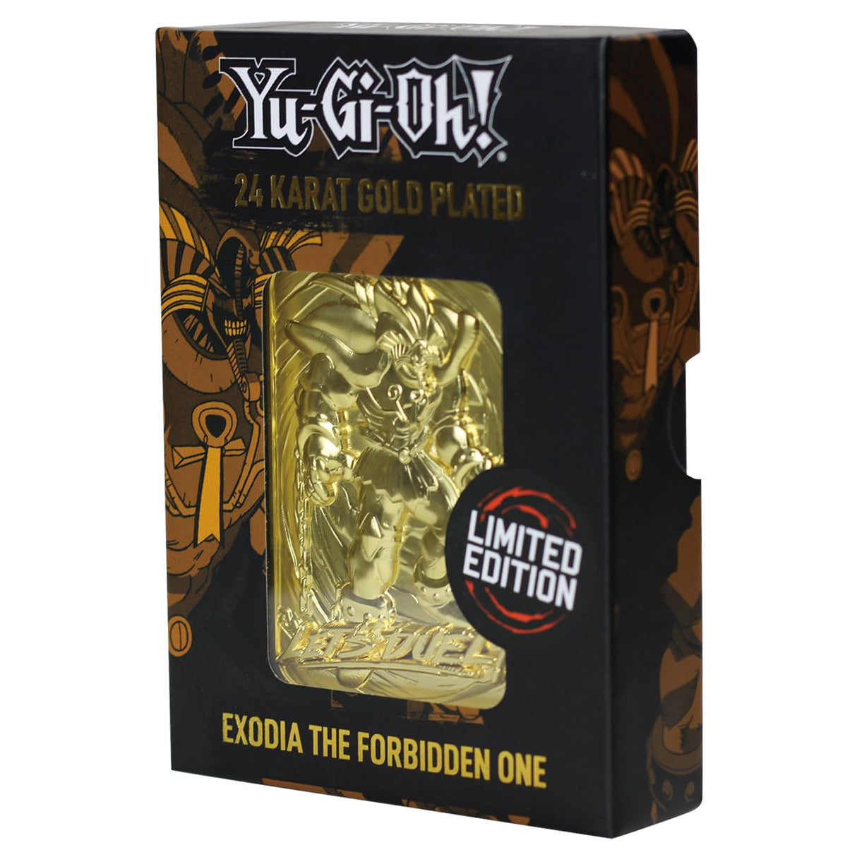 Yu-Gi-Oh! - Exodia the Forbidden One - 24 Karat Gold Plated Metal Collectible Card