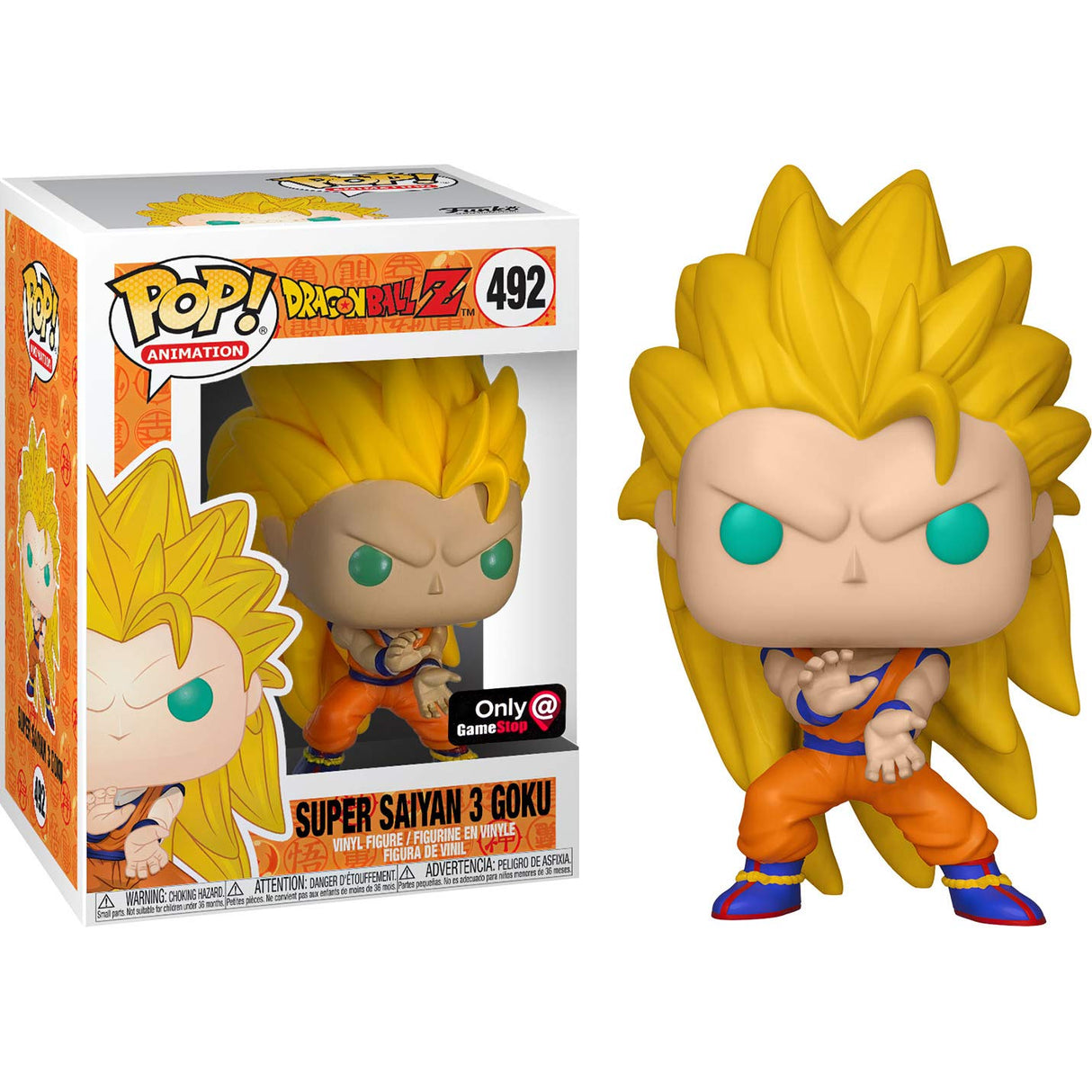 Dragon Ball Z Super Saiyan 3 Goku Funko Pop! Vinyl Figure #493