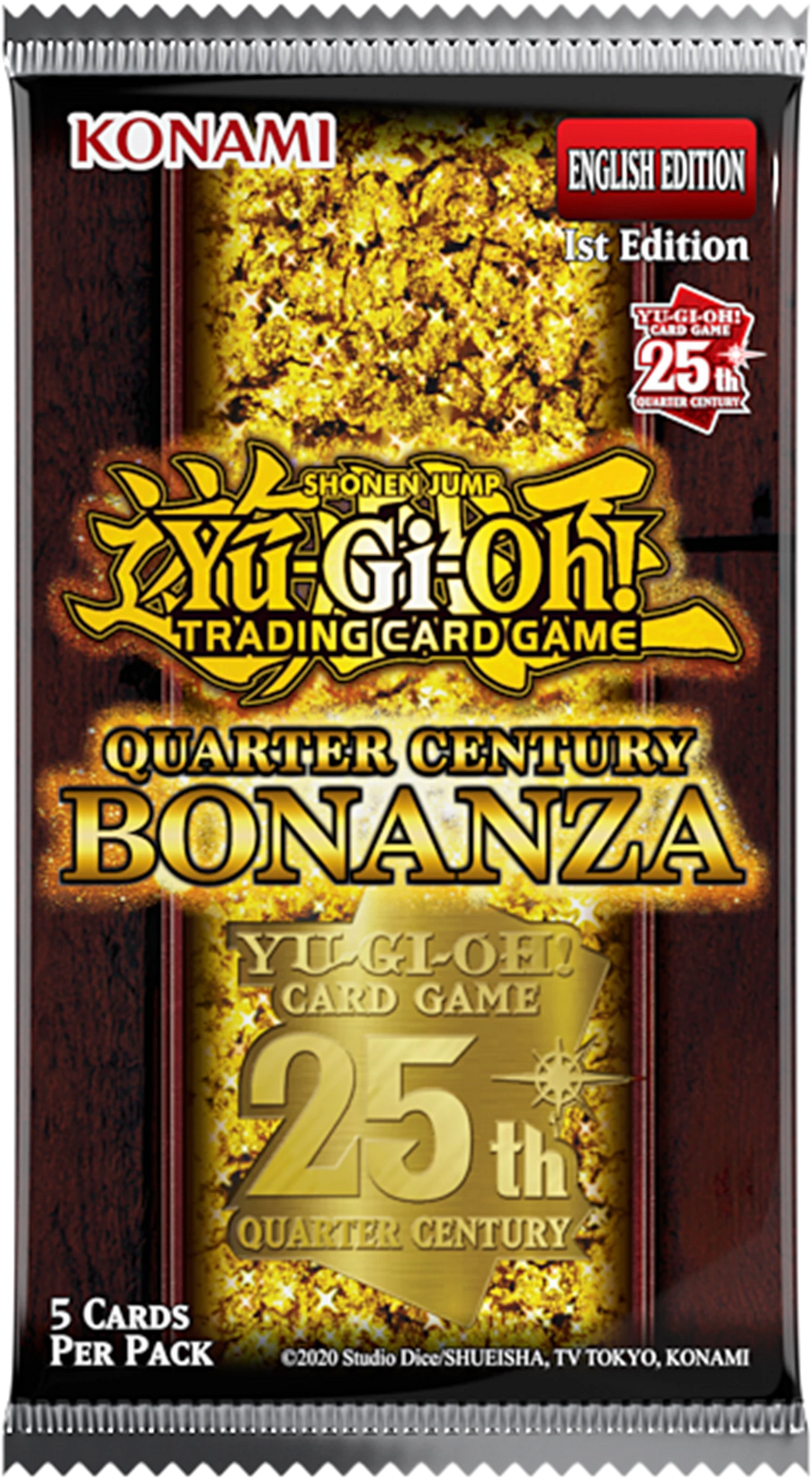 Yu-Gi-Oh! Quarter Century Bonanza Booster Pack Trading Cards