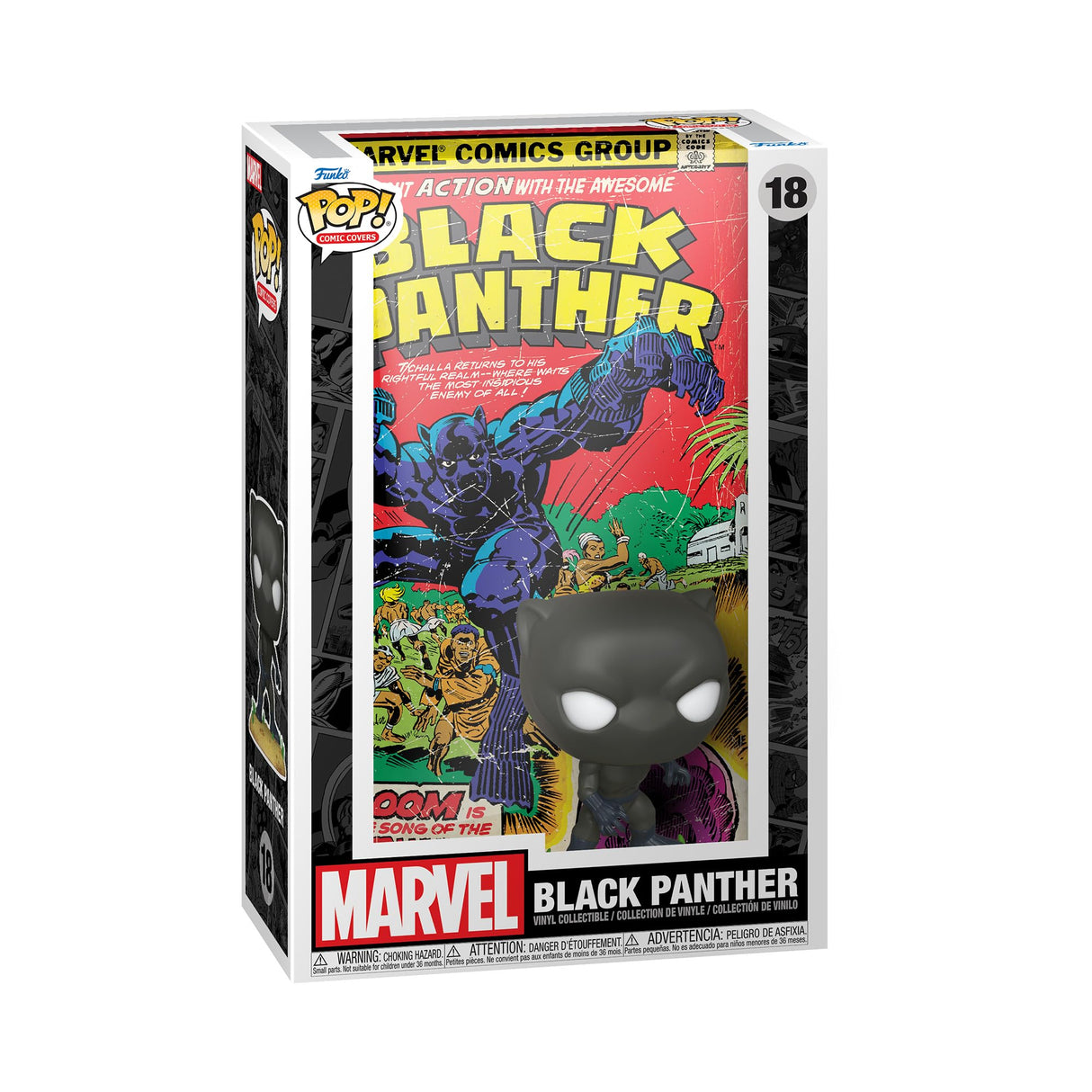 Marvel Black Panther Comic Cover Funko Pop! Vinyl Figure #18