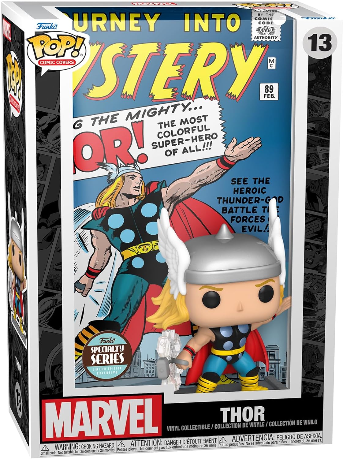 Marvel Thor Comic Cover Funko Vinyl Figure