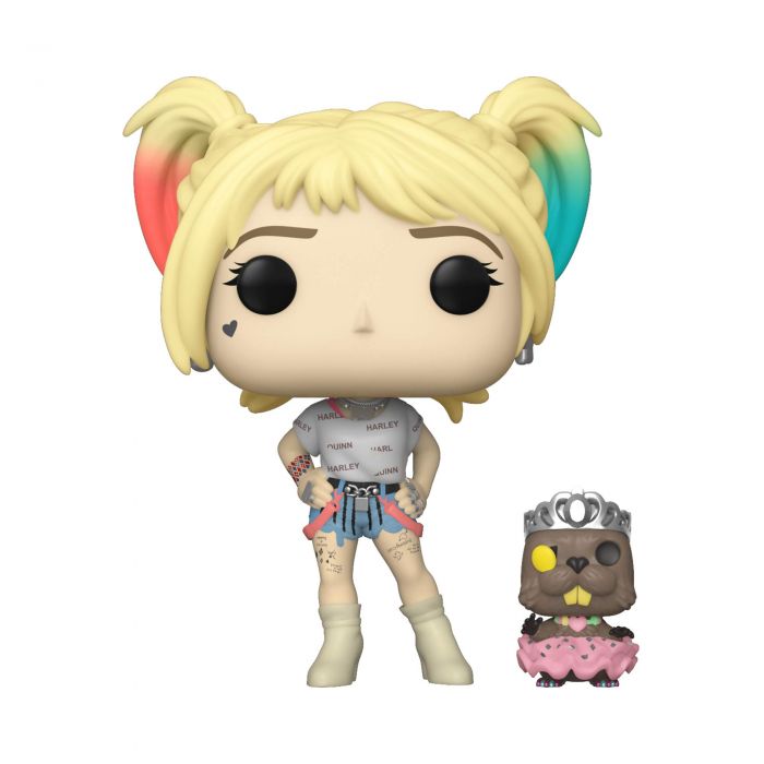 DC Comics Birds of Prey Harley Quinn (and Beaver) Funko Pop! Vinyl Figure #308