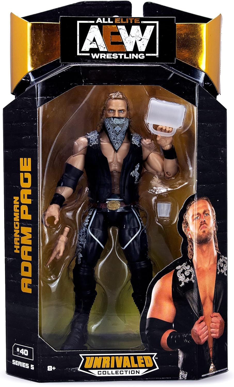 AEW Hangman Adam Page Unrivaled Collection Series 5 Action Figure