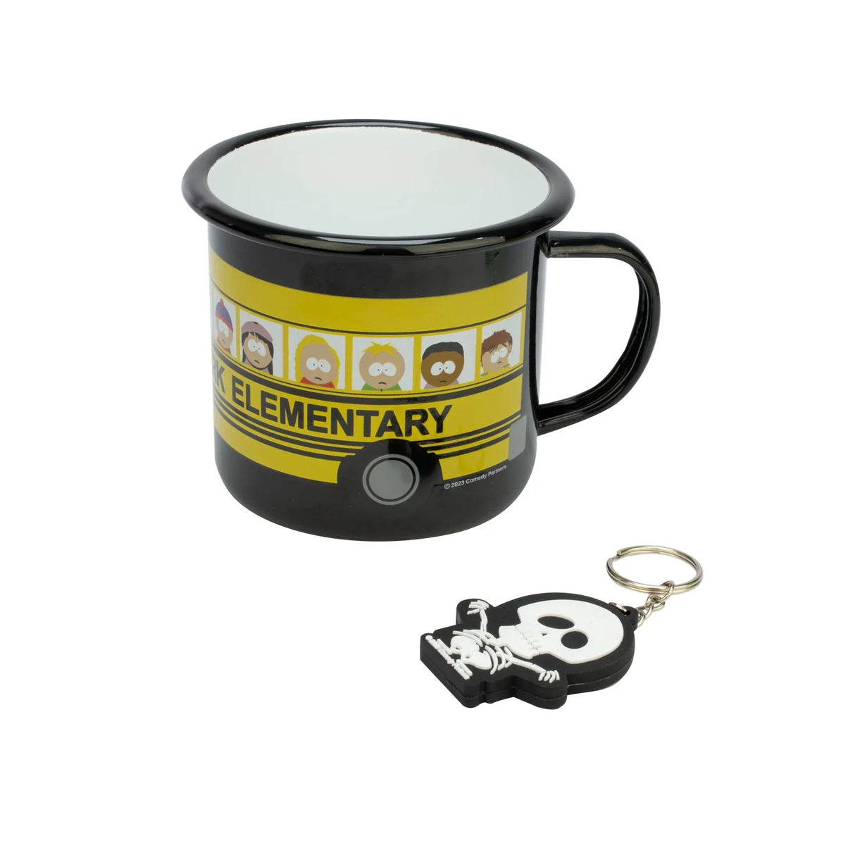 South Park Bus Enamel Mug with Double-Sided Kenny Keychain Gift Set