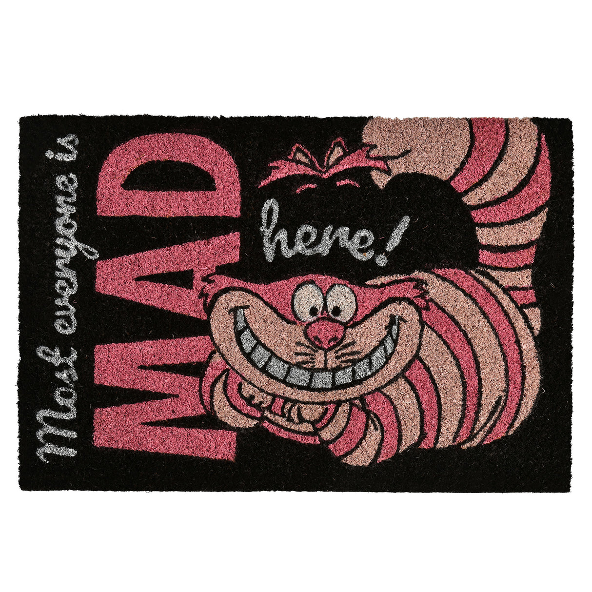 Disney - Alice in Wonderland - "Most Everyone is Mad Here" Door Mat