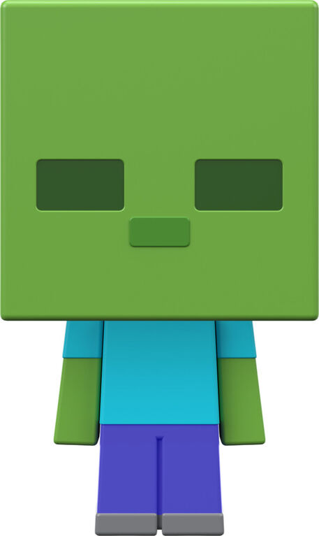 Minecraft Zombie Mattel MOB Head MiniFig