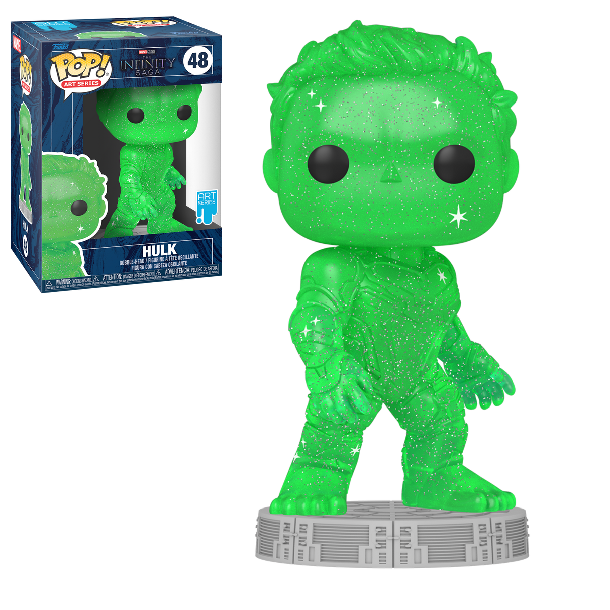 Marvel Studios The Infinity Saga Hulk (Art Series) Funko Pop! Vinyl Figure #48