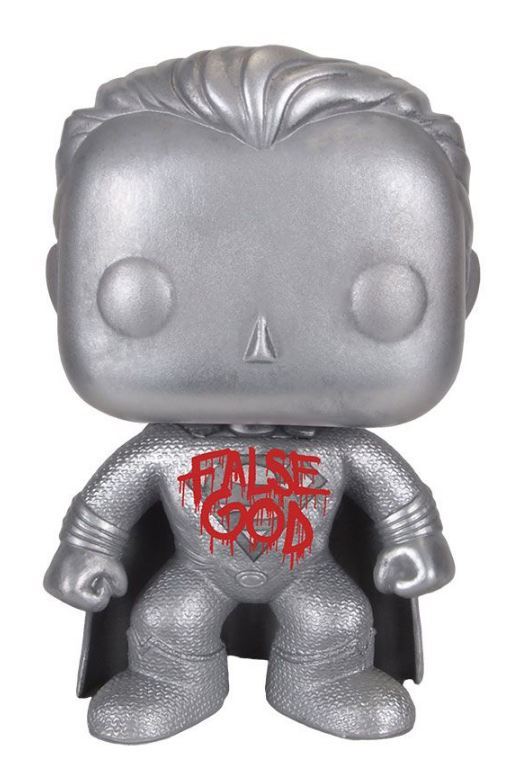 DC Comics Superman False God Metallic Pop! Vinyl #130 2013 Summer Convention Exclusive