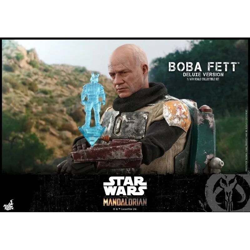 Star Wars The Mandalorian Boba Fett 1/6 Scale Hot Toys Collectible Figure (Deluxe)