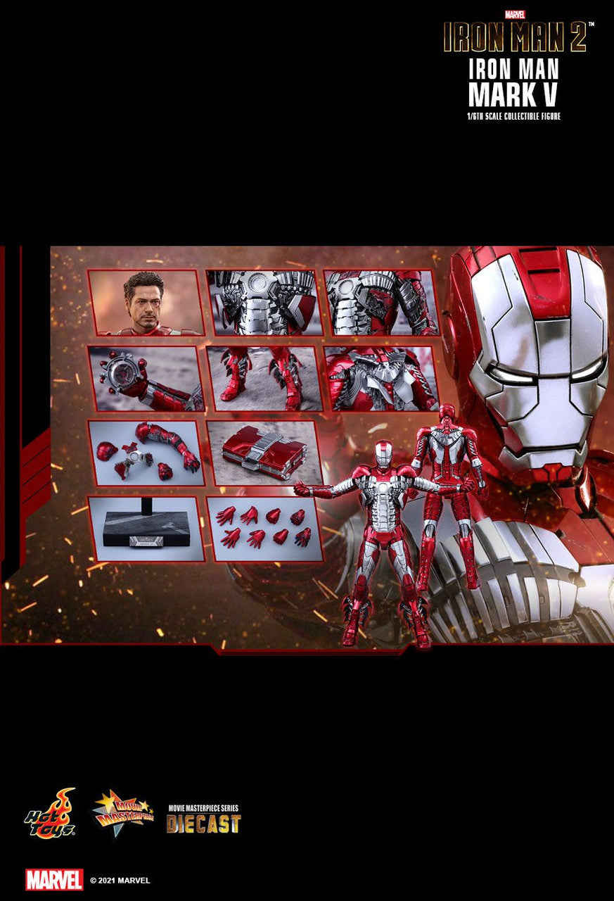 Marvel: Iron Man Mark V: 1/6 Scale Hot Toys Collectible Figure