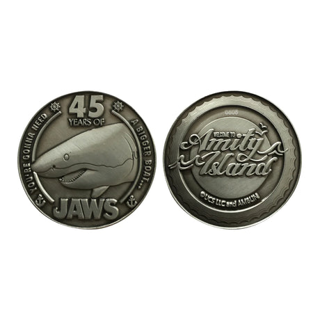 Jaws Limited Edition 45th Anniversary Collectible Coin