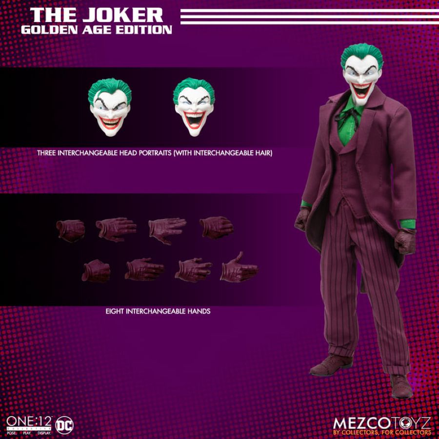 DC Comics The Joker Golden Age Edition One:12 Collective Figure