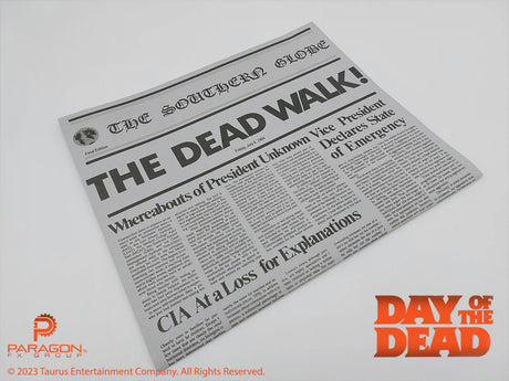 Day of the Dead The Dead Walk Newspaper Prop Replica