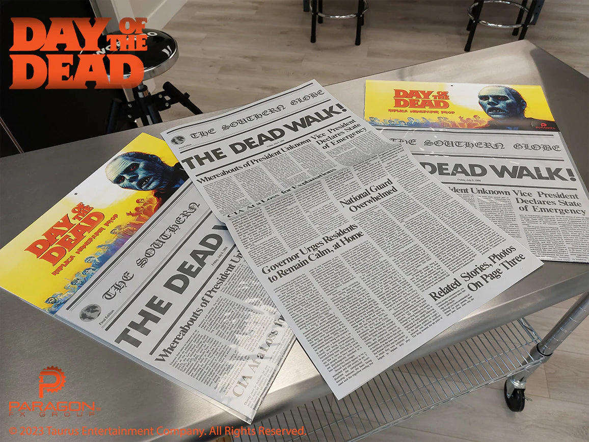 Day of the Dead The Dead Walk Newspaper Prop Replica