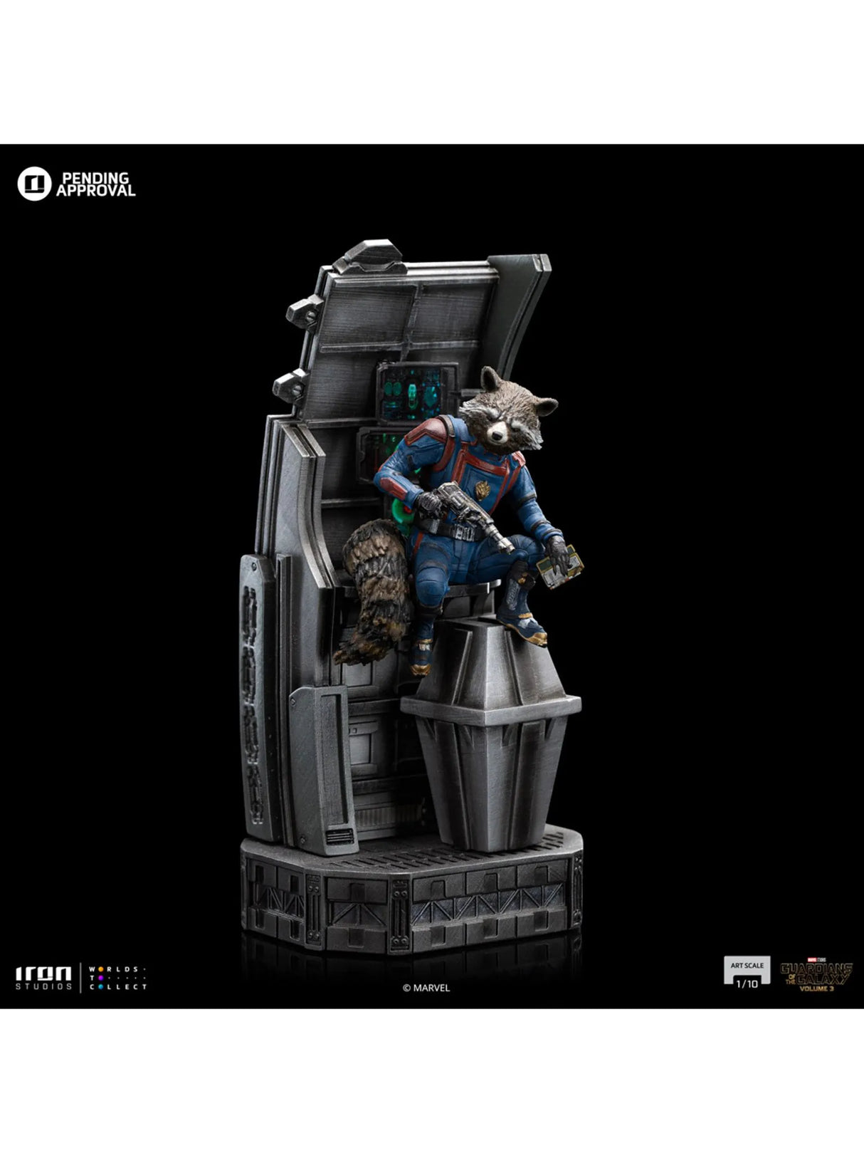 Guardians of the Galaxy Rocket Raccoon 1/10 Scale Statue