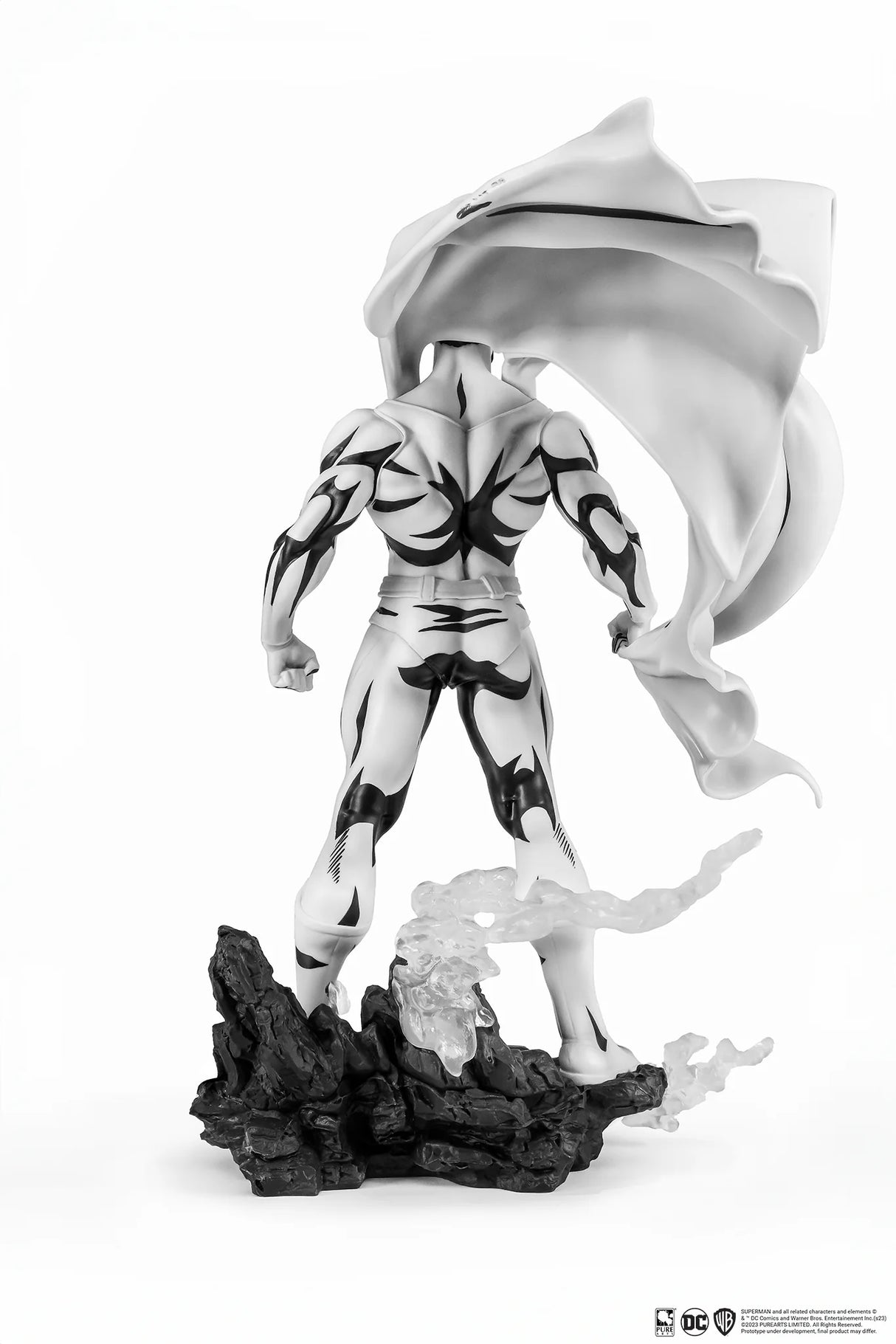 SDCC 2024 Exclusive DC Heroes Superman Black PureArts (Black & White) Statue