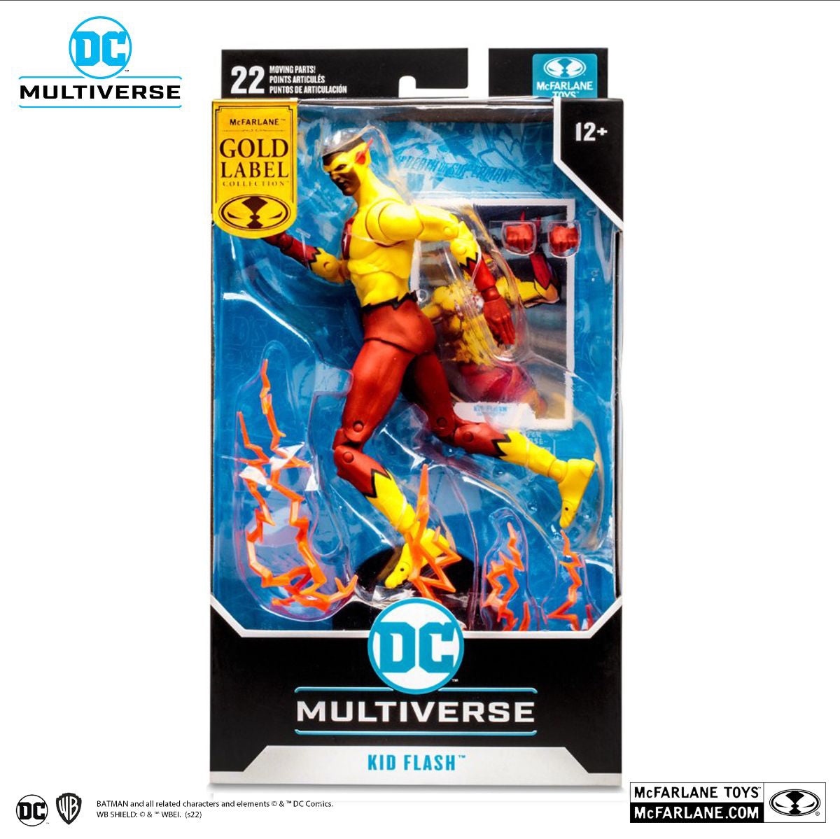 DC Comics Multiverse Kid Flash Rebirth Gold Label Action Figure