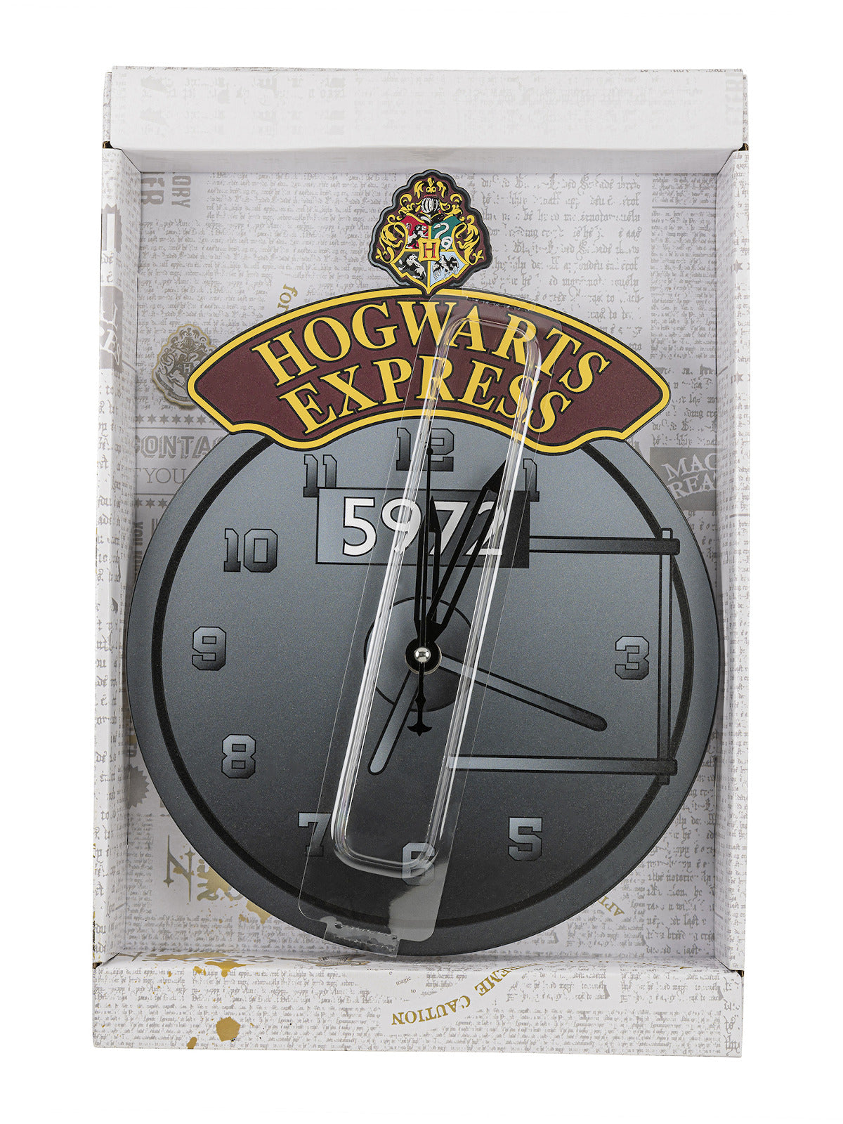 Harry Potter Hogwarts Express Shaped Wall Clock