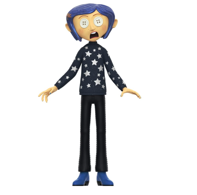 Coraline with Hat (Button Eyes) 40 cm Supersize Vinyl Action Figure