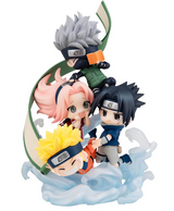 Naruto Shippuden FigUnity Gather Here, Team 7 13 cm (with gift) PVC Mini Statue