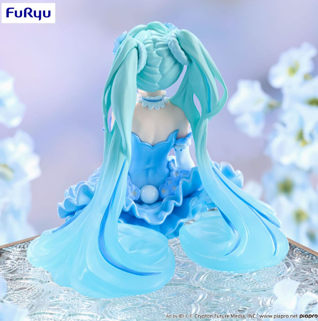 Hatsune Miku Noodle Stopper Flower Fairy Nemophila Pale Blue Color Ver. 15 cm PVC Statue