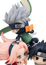 Naruto Shippuden FigUnity Gather Here, Team 7 13 cm (with gift) PVC Mini Statue