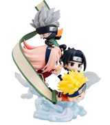 Naruto Shippuden FigUnity Gather Here, Team 7 13 cm (with gift) PVC Mini Statue