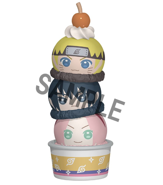 Naruto Shippuden Tsumichen Stack up & Change 8 cm (with gift) Trading Figure 6-Pack