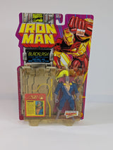 Marvel - Iron Man (90's Animated Series) - Blacklash (with Nunchaku and Whip Cracking Action) - Action Figure by Toy Biz