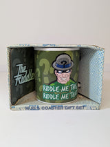 DC Comics - Batman - The Riddler "Riddle Me This, Riddle Me That" Mug and Coaster Gift Set